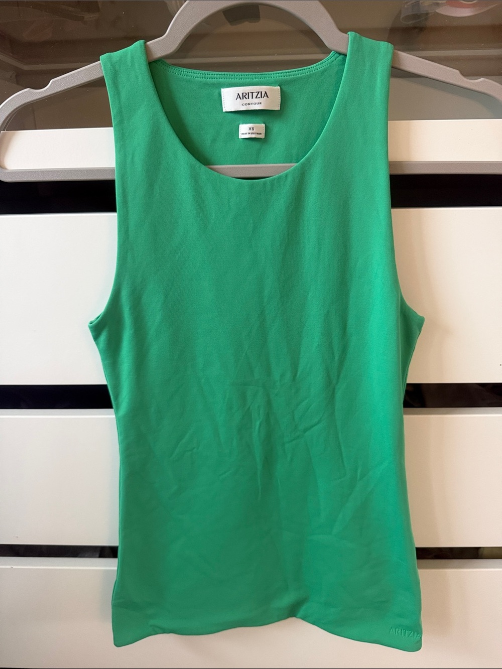 Aritzia Emerald Green Tank Skirt